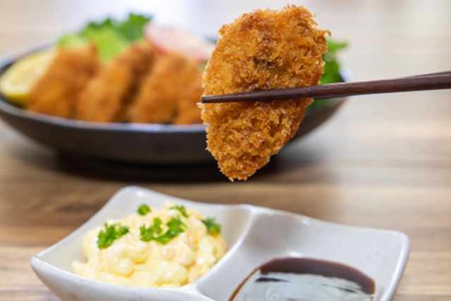 【雪月花】揚げるだけでサクッとプリッと 大粒カキフライ 1.7kg(60粒) [0014-0025]