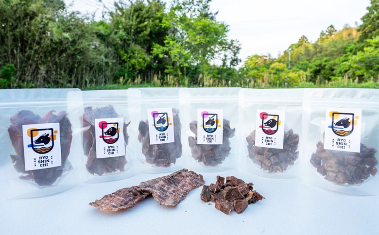 【猟師ん家】 愛犬のおやつ『ジビエ ジャーキー＆スナック（猪・キョン・鹿）』６袋　[0020-0094] ジャーキー＆スナック６袋