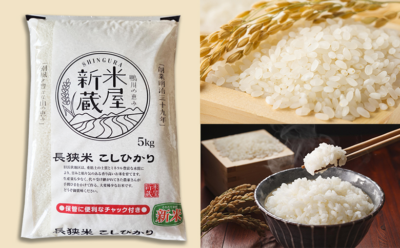 《令和７年産 新米》【米屋新蔵】お米ソムリエ特選『長狭米コシヒカリ』10kg　[0032-0006] 10kg