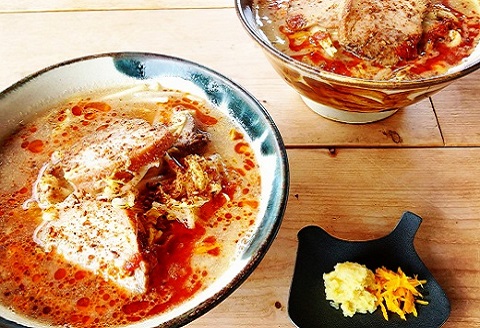 【鴨川産削り節使用】魚出汁と練り胡麻の特製スープ具琥の担々麺６食分 [0013-0016] 担々麺６食