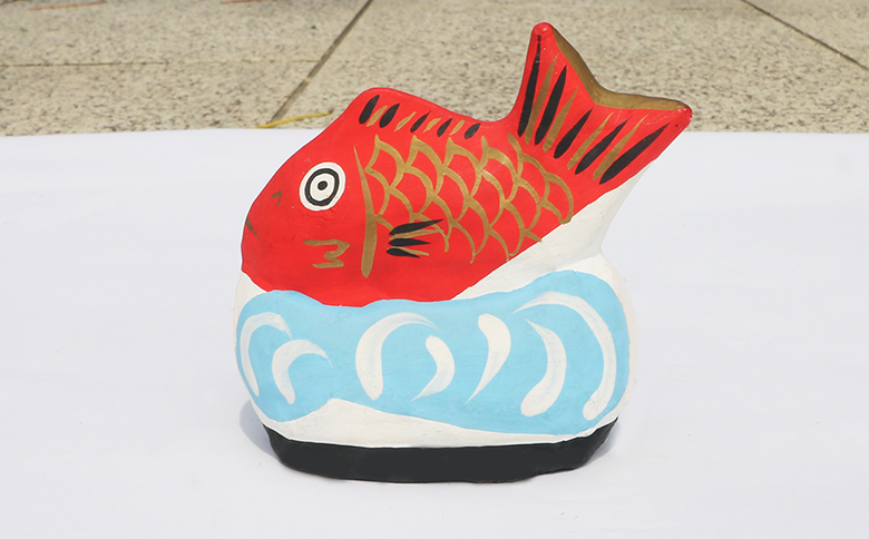 【大本山 小湊 誕生寺】日蓮聖人ゆかりの縁起物『願満の鯛』（小）　[0007-0064] 願満の鯛（小）