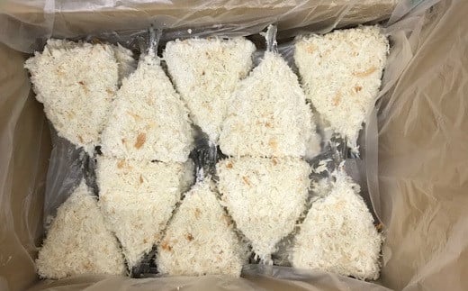 【お弁当に便利！】『雪月花』サクサクアジフライ！！3kg（60g×50枚）[0012-0074] 60g×50枚