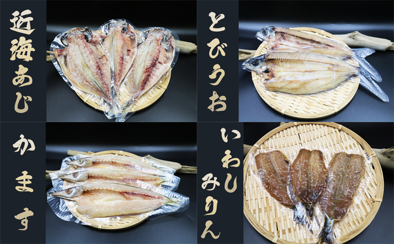 【極味のひもの】こだわりの国産ひもの詰合せ ５種１３枚 [0015-0025] １回発送