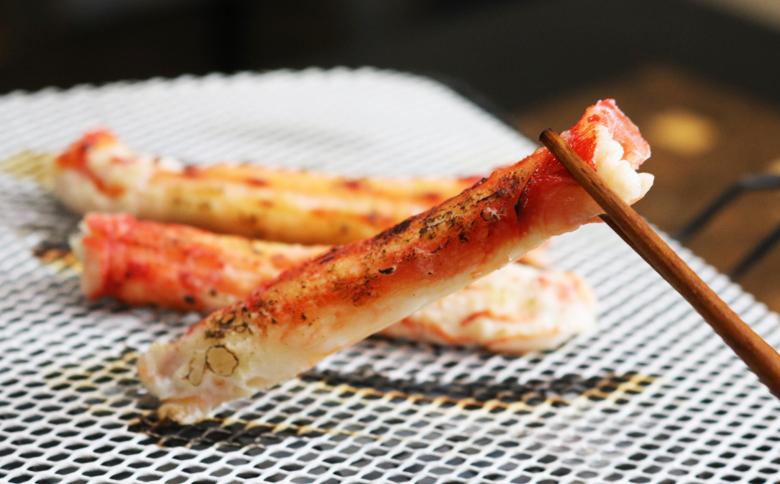 【蟹屋のむき身】ボイル たらばがに 棒肉 500g《2Lサイズ-4～7本》　[0024-0004] 棒肉500g（2Lサイズ：4～7本）