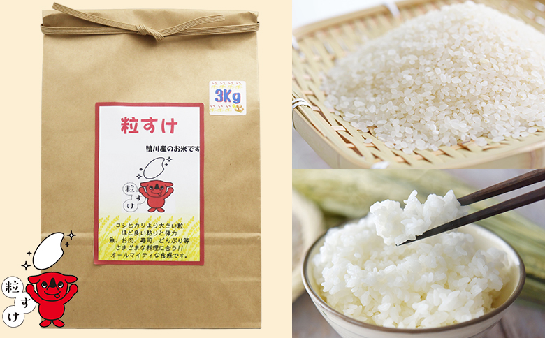 《令和７年産》【くわっせ～鴨川】鴨川産 厳選『こだわり米』精米３kg×３種《コシヒカリ・粒すけ・ミルキークイーン》　[0031-0003] ３kg×３種