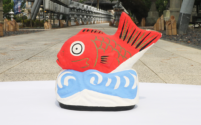 【大本山 小湊 誕生寺】日蓮聖人ゆかりの縁起物『願満の鯛』（大）　[0050-0098] 願満の鯛（大）