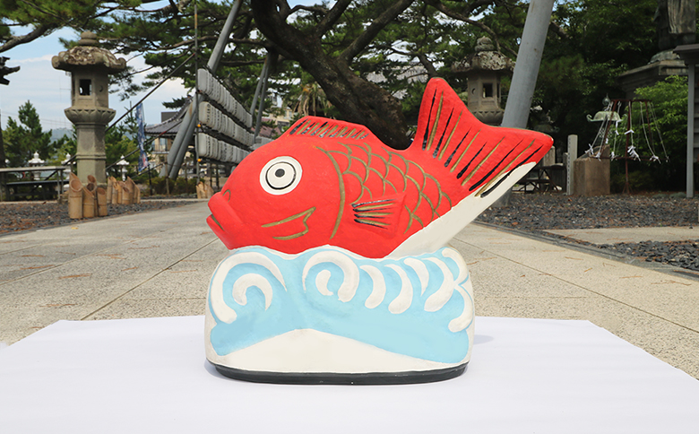 【大本山 小湊 誕生寺】日蓮聖人ゆかりの縁起物『願満の鯛』（特大）　[0100-0045] 願満の鯛（特大）