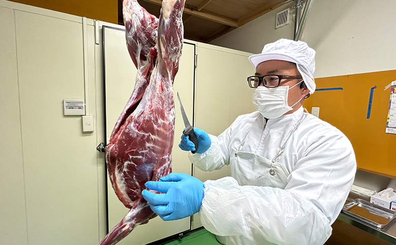 【LA SELVAGGINA KAMOGAWA】猟師の作ったペット用お肉　キョン肉100％　［0011-0069］ キョン肉