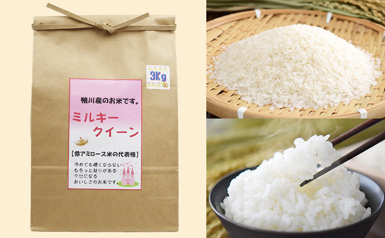 《令和７年産》【くわっせ～鴨川】鴨川産 厳選『こだわり米』精米３kg×３種《コシヒカリ・粒すけ・ミルキークイーン》　[0031-0003] ３kg×３種