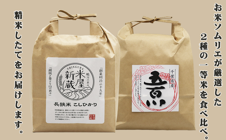 《令和７年産 新米》【米屋新蔵の定期便】お米ソムリエ厳選『プレミアムセット』計６kg×３カ月　[0059-0001] ６kg×３回