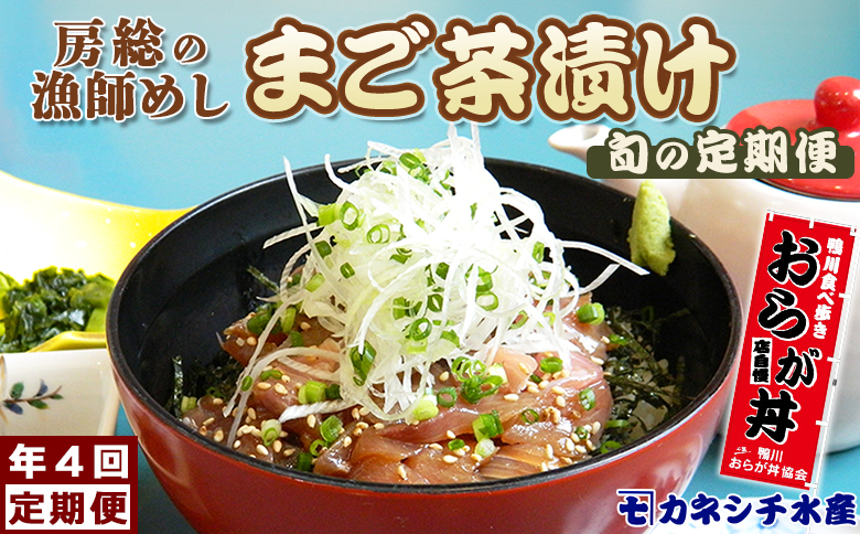 【魚屋食堂直送】漁師直伝！房州漁師料理『まご茶漬け』旬の定期便 年４回発送　[0042-0002] まご茶漬け５袋×４回