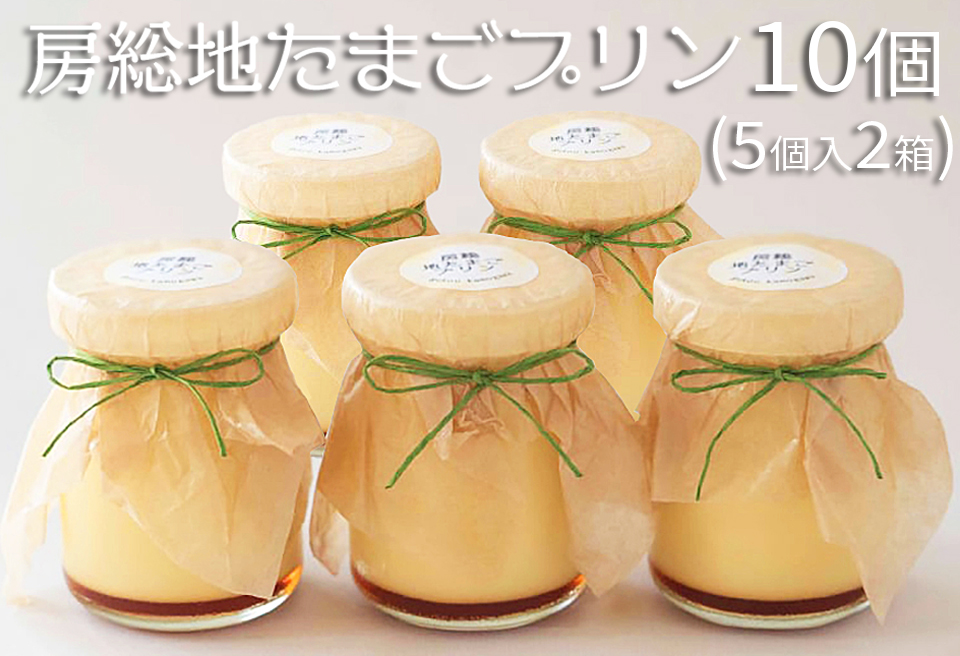 【具琥】房総地たまごプリン10個 [0011-0036]