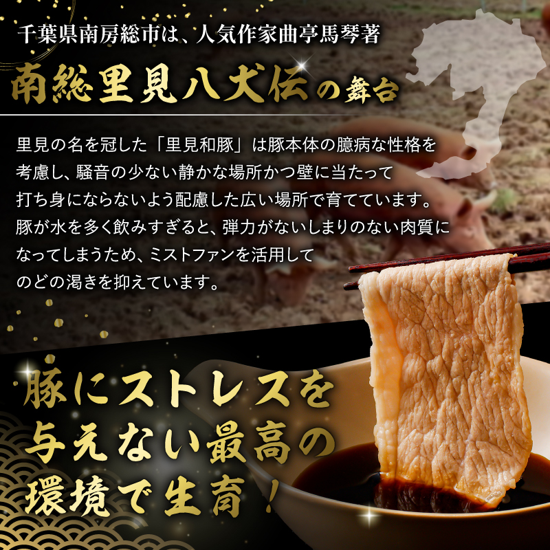 房総ブランド豚　里見和豚　幻の焼豚(モモ肉焼豚800g）250前後×3本 mi0017-0020