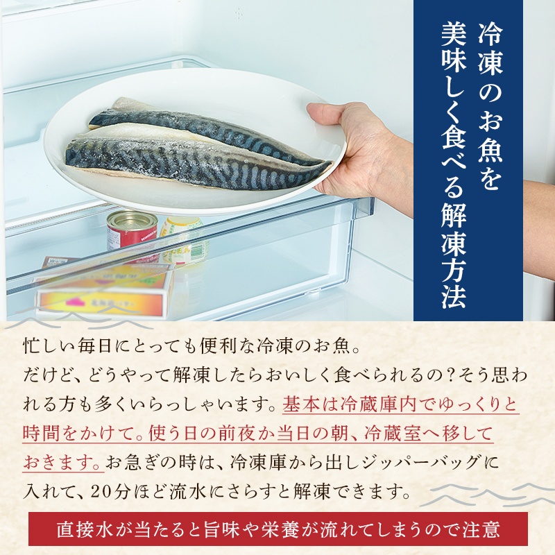 【訳あり】骨取り無塩さば　切り身1kg（500g×2袋） mi0012-0161