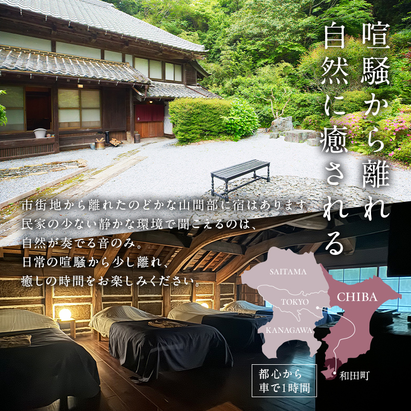 【古民家宿るうふ】ご宿泊ギフト券（10,000円分） mi0102-0001-1