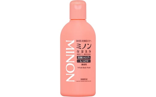 ミノン全身シャンプーしっとりタイプ　120ml・450ml：各1本　詰替用（380ml）1個　ミノン薬用スキンソープ2個セット ／ 敏感肌 乾燥肌 全身シャンプー ボディシャンプー ボディソープ 液体石鹸 薬用スキンソープ 薬用スキン石鹸 石鹸 せっけん ボディケア スキンケア 日用品 ミノン 第一三共ヘルスケア 薬用スキンソープ2個セット