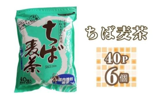 ちば麦茶40ティーパック入り 6個 6個（10g×40袋） 