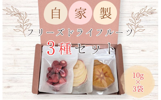 メルカドレグメス　フリーズドライフルーツ　3種セット ／ フリーズドライフルーツ フリーズドライ フルーツ 果物 くだもの いちご イチゴ 苺 柿 かき カキ りんご リンゴ 林檎 バナナ 自家製 セット 詰め合わせ