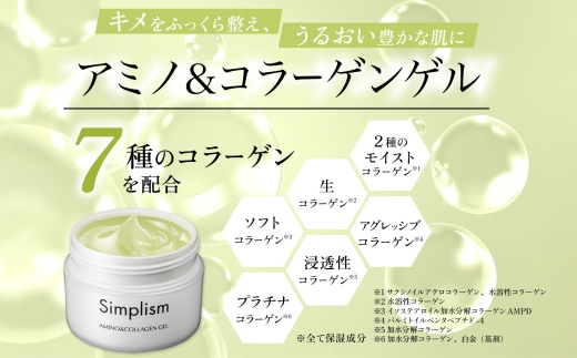 シンプリズム アミノ&コラーゲンゲルV 100g ウィルミナ KTRCG033