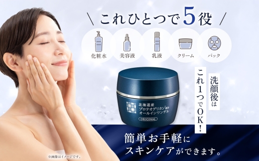 【3ヵ月毎定期便】北海道産プロテオグリカン配合オールインワンゲル TA 90g ウィルミナ全4回 KTRCG054