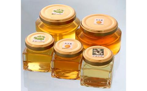 天然はちみつ詰合せA(50gx3本、130gx2本) 