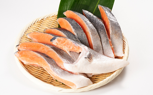 無添加甘塩仕立て 銀鮭半身切身 約1kg【配送不可地域：離島】