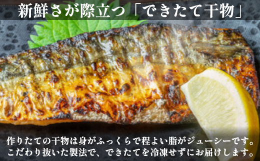 できたて干物!!さば6切れ【配送不可地域：離島】
