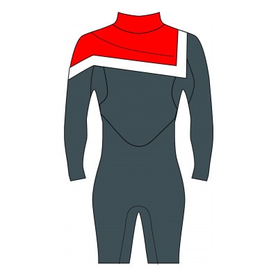 【春夏用】SABALLER　ウェットスーツ　SLANT ZIP　LS スプリング　フルオーダー