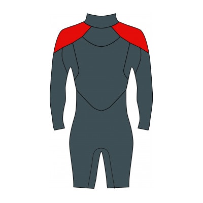 【春夏用】SABALLER　ウェットスーツ　BACK ZIP　LSスプリング　フルオーダー