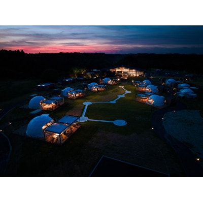 【平日限定】ISUMI Glamping Resort ＆ Spa SOLASの2名宿泊券1泊2食付