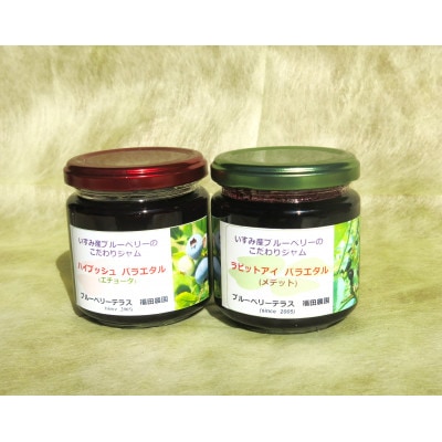 いすみ産(自家農園)ブルーベリーのこだわりジャム4種6個セット(各180g)