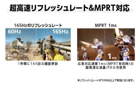 液晶モニター34型ウルトラワイド曲面UWQHD(3440x1440)165Hz対応リファビッシュ品