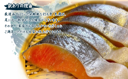 厚切り塩銀鮭切身　約1.5kg【配送不可地域：離島】