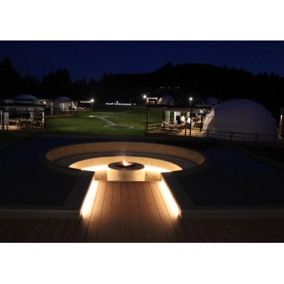 【平日限定】ISUMI Glamping Resort ＆ Spa SOLASの2名宿泊券1泊2食付