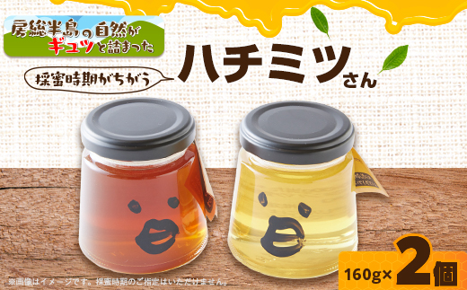 いすみ市の『ハチミツさん』160g×2個