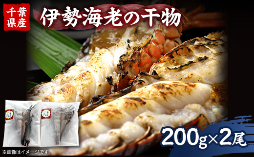 伊勢海老の干物200g×2尾【配送不可地域：離島】