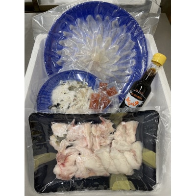 【いすみ市産】天然とらふぐ1尾盛り【配送不可地域：離島】