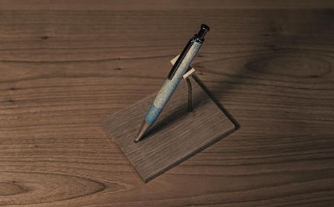 木軸ボールペンセット（マリンカラー） AO005