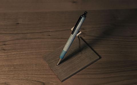 木軸シャープペンシルセット（マリンカラー） AO006