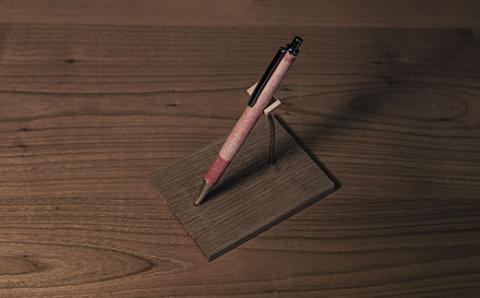 木軸シャープペンシルセット（マリンカラー） AO006