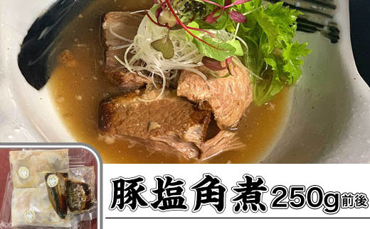 お肴ぬこ特製　魅惑のおかずトリオ 豚塩角煮・鯖味噌煮・鯖の粕漬けセット