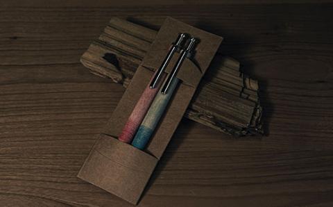 木軸シャープペンシルセット（マリンカラー） AO006