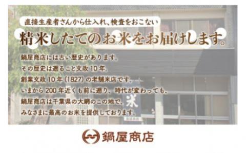 【最短2～7営業日出荷】令和7年産 2年連続特A評価!千葉県産コシヒカリ20kg（5kg×4袋）