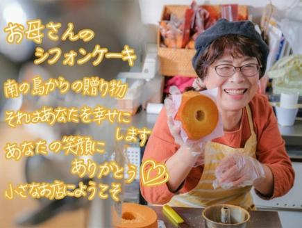 ＜お母さんのシフォンケーキ＞サーターアンダギー8袋（プレーン、塩4袋ずつ） V002