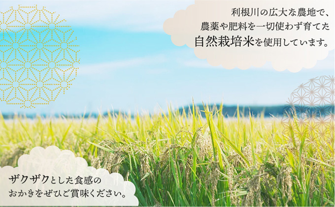 玄米餅を米油で揚げたおかき 《70g×6個セット》（GiftBoxなし） [015-a006]