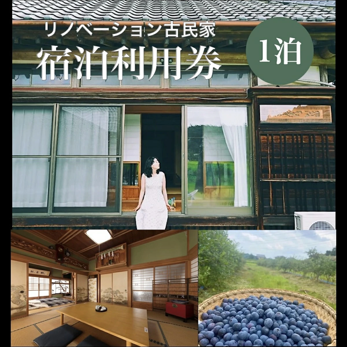 椿HOUSE 宿泊チケット（１泊分）[009-a003]