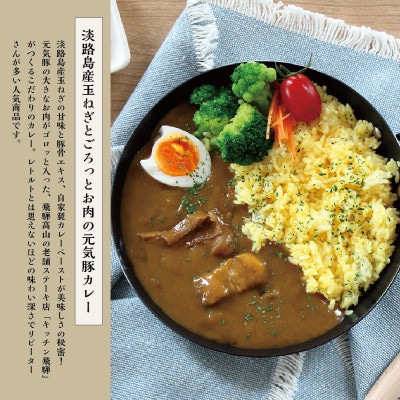 元気豚カレー2種セット(元気豚カレー 5P、キーマカレー 5P　計10食分)【保存食・備蓄・ギフト】【配送不可地域：離島・沖縄県】