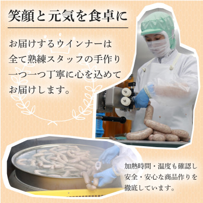 【千葉県多古町産】元気豚 ウインナーソーセージセット(36本入り)【配送不可地域：離島】