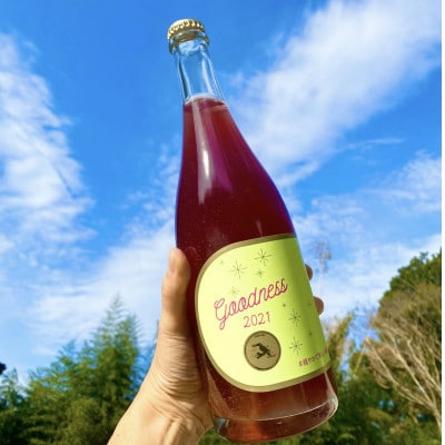 【多古町醸造ワイン 2本セット】Goodness2021微発泡ロゼ・水色ラベル2020赤ワイン【配送不可地域：離島・沖縄県】