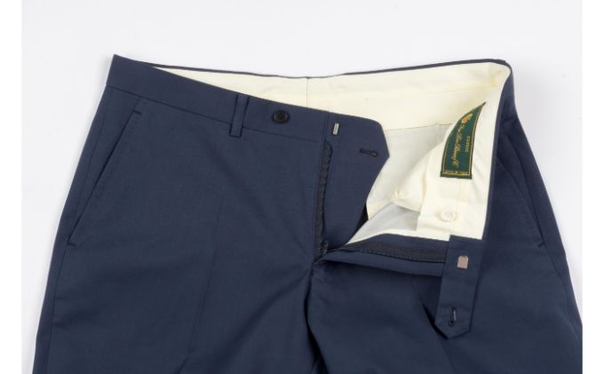 ロロピアーナ ストレッチコットンチノパン【ネイビー46/82cm】